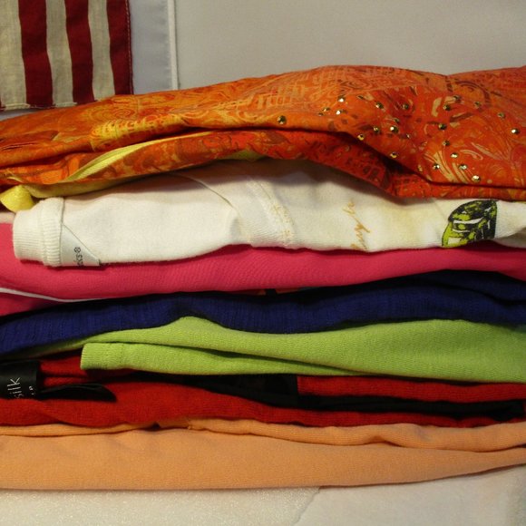 Bundle Lot of 8 Ladies Womens Tops Shirts Blouses Large - Picture 5 of 11